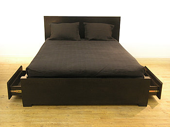 Storage Beds. Contemporary platform storage bed