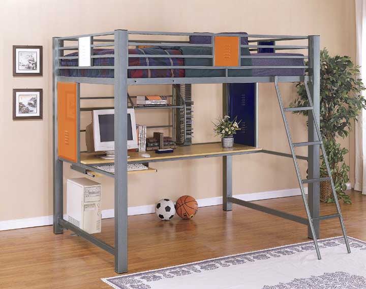 Loft Bed with Desk