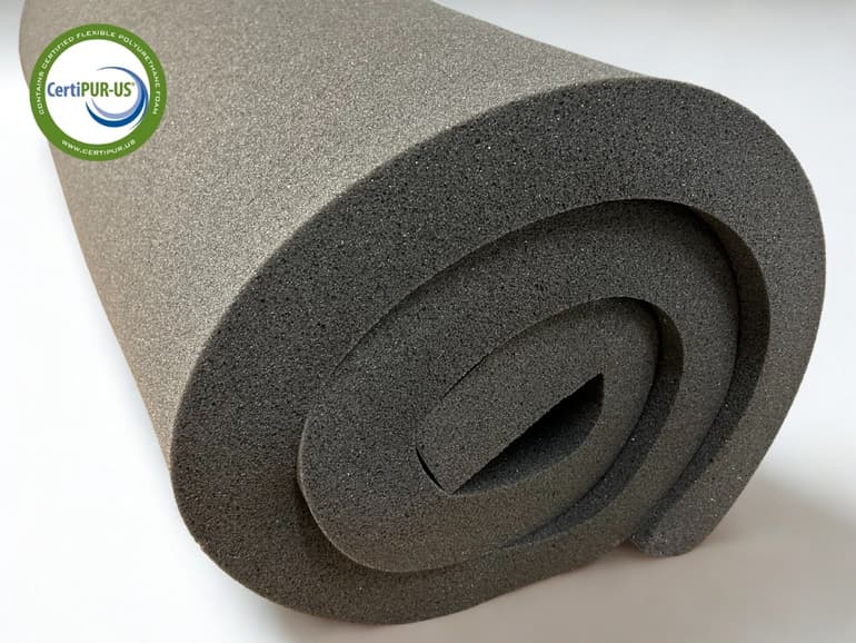 Memory foam upholstery foam roll sheet
