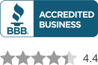 BBB A+ Rating, 4.4 stars