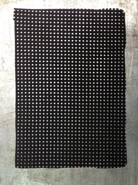 Perforated neoprene