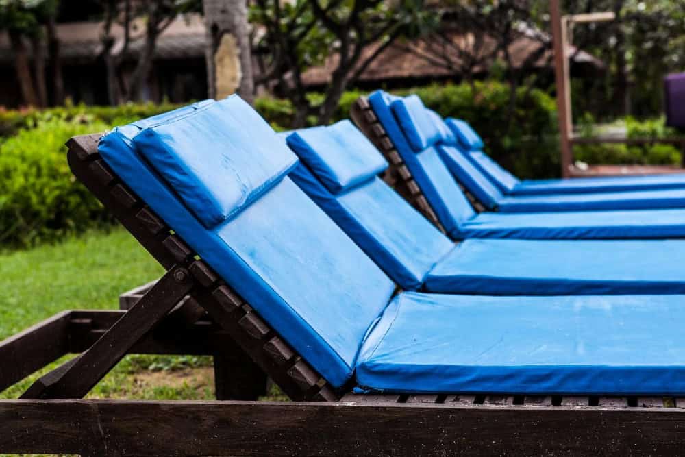 Outdoor Furniture in the sun