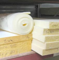 Foam sheets on clearance shelf