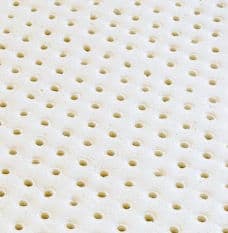 White Foam Cushion with perforated holes throughout