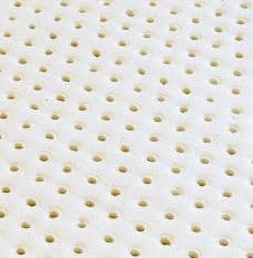 White Foam Cushion with perforated holes throughout