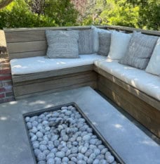 Outdoor Couch with Cushions