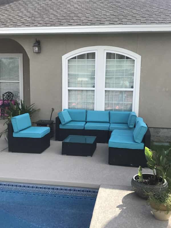 Custom Seat Bench Back Cushions, Custom Outdoor Furniture Cushions
