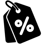 Sales tag icon