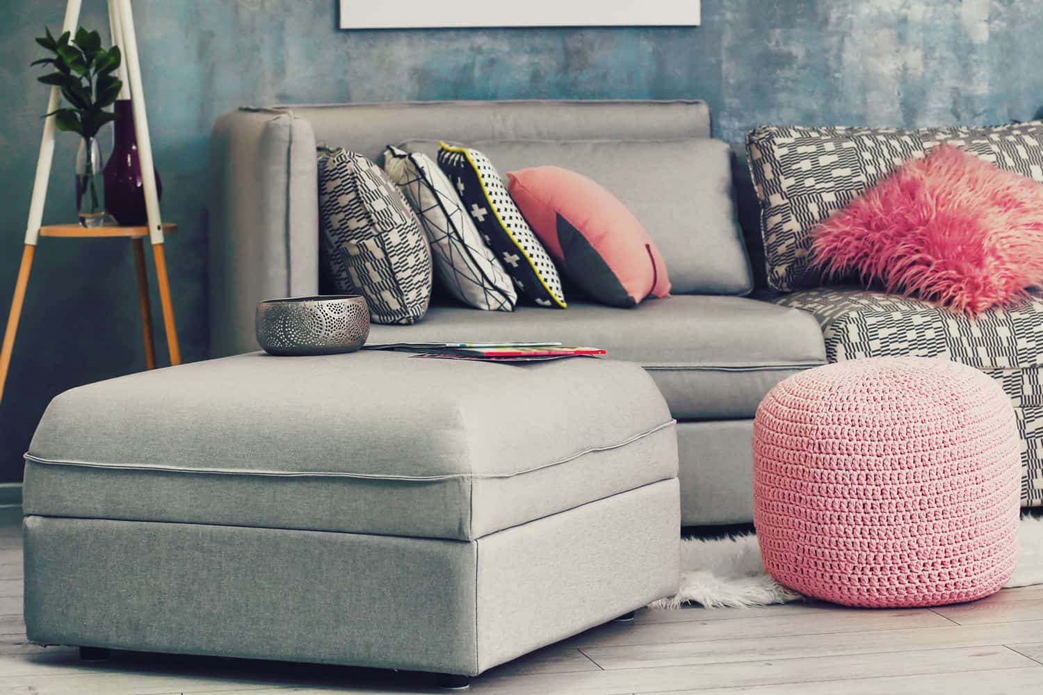 Indoor Ottoman Cushions