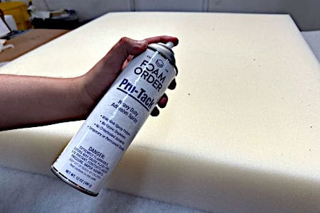 Heavy Duty Adhesive Spray to be Used on Foam