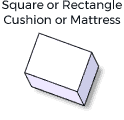 Select a Custom Square or Rectangle Cushion