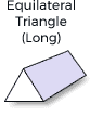 Select a Custom Long Equilateral Triangle Soundproofing Foam