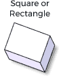 Select a Custom Square or Rectangle Organic Cushion